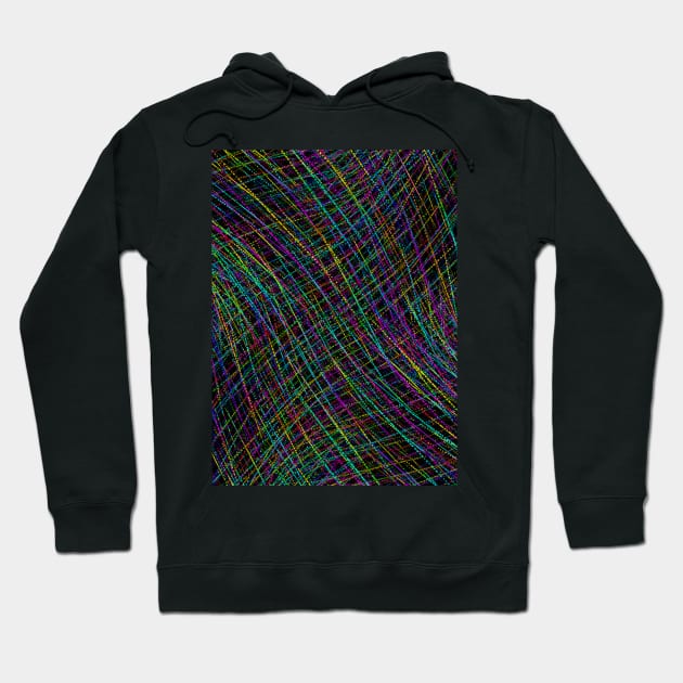 Geometric Futures #8 - Pattern Modular Synth Glitch Art Hoodie by DankFutura